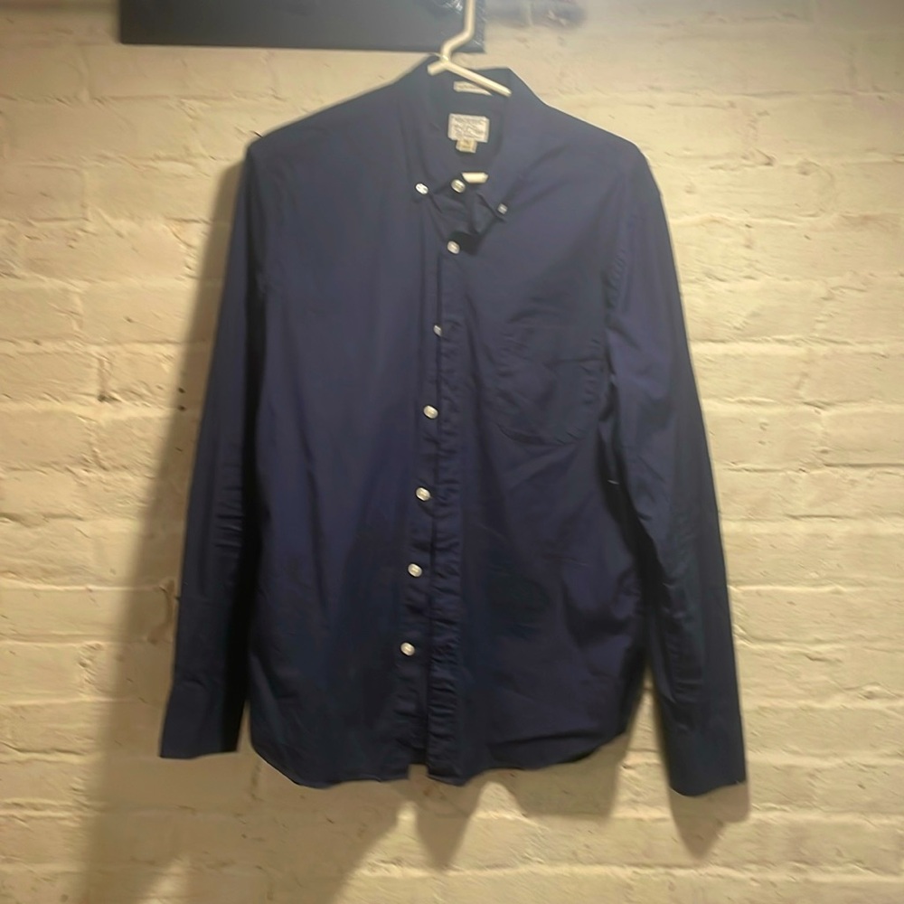 Jcrew secret wash slim untucked oxford shirt sz M